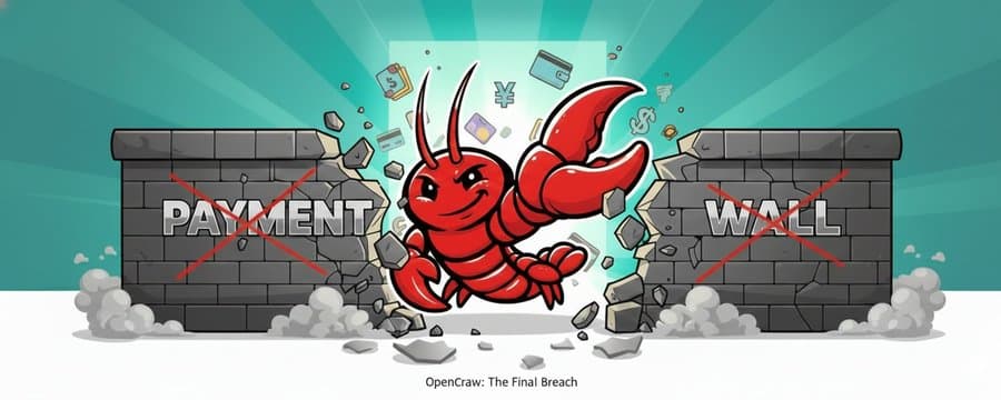 OpenClaw is a movement. Next up: breaking payment walls.